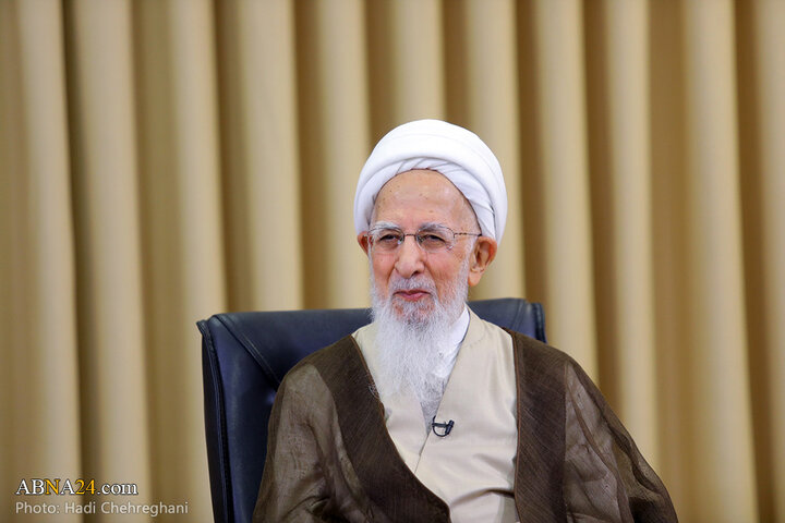 دیدار اعضای ستاد بزرگداشت روحانیون رزمنده مازندران با آیت‌الله‌العظمی جوادی آملی