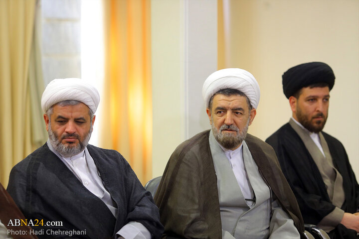دیدار اعضای ستاد بزرگداشت روحانیون رزمنده مازندران با آیت‌الله‌العظمی جوادی آملی