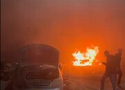 مستوطنون يشعلون النار بـ 3 مركبات في رام الله