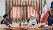 Representative of Ayatollah Sistani in India Meets Director of Al-Musltafa International University in Qom