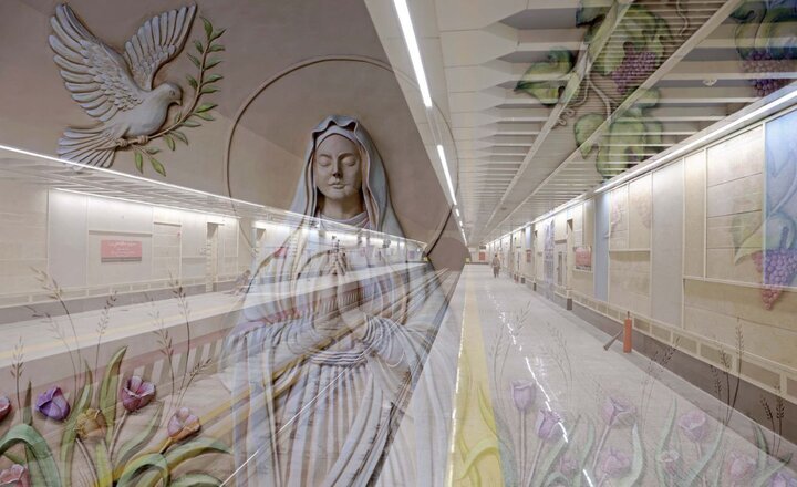 ایستگاه متروی مریم مقدس در تهران چشم واتیکان را گرفت