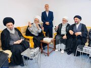 Photos: Grand Aytaollah Bashir Najafai Leads Memorial for Late Brother in Najaf Ashraf