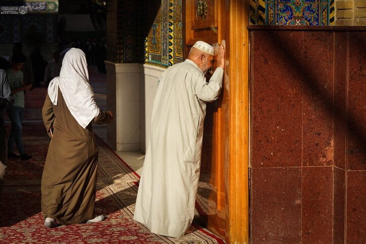 تصویری رپورٹ: نجف: حضرت زینب(س) کی ولادت باسعادت کی مناسبت سے حرم امام حسین(ع) پھولوں اور روشنیوں سے منور