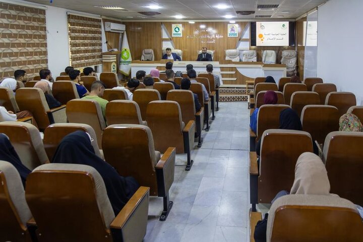 تقرير مصور/ إقامة ندوة علمية  بعنوان "نظريات التضليل الإعلامي وصناعة الرأي العام"، في كربلاء