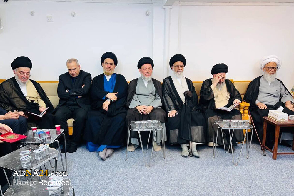 تصاویر | مراسم یادبود برادر حضرت آیت‌الله بشیر نجفی در نجف اشرف