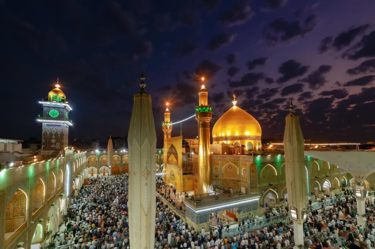 دیدار رئیس مرکز خدمات حوزه‌های علمیه با تولیت حرم امیرالمؤمنین(ع)