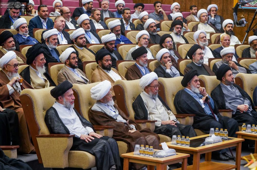 العلماء الأعلام في مؤتمر الشيخ النائيني يشيدون بتراث الحوزة العلمية في النجف الأشرف + صور