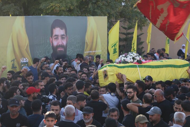 حزب الله وجماهير المقاومة يشيّعون الشّهيد محمد عربية في القليلة جنوب لبنان