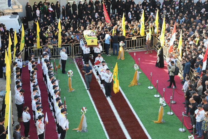 حزب الله وجماهير المقاومة يشيّعون الشّهيد محمد عربية في القليلة جنوب لبنان