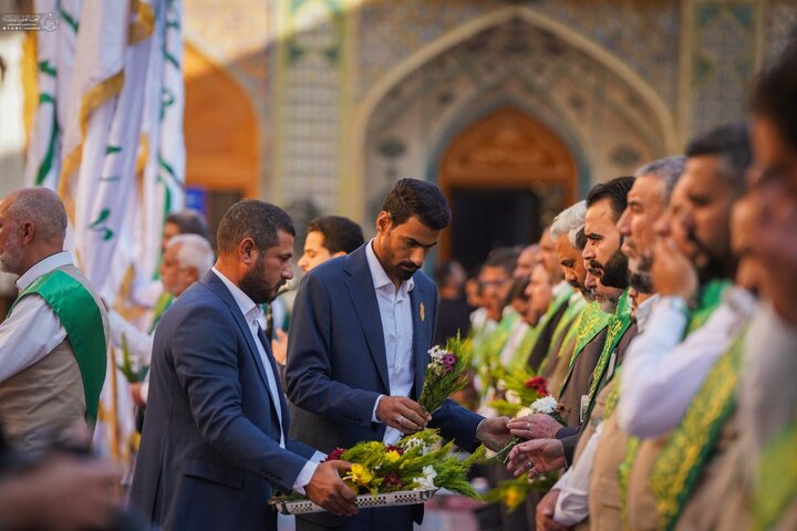 مسرَّات وأفراح خدم العتبة العلوية المقدسة تفيض ابتهاجاً بمولد السيدة زينب (ع)