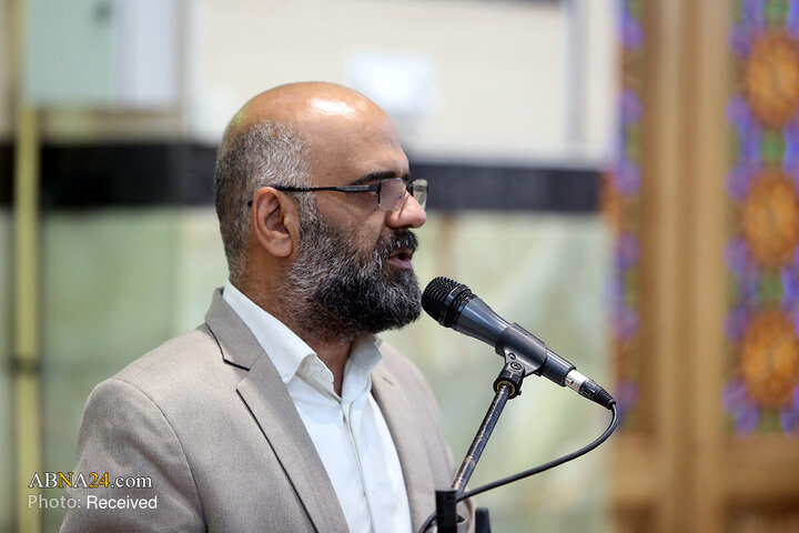 گل‌آرایی ضریح مطهر بانوی کرامت در روز میلاد حضرت زینب (س)