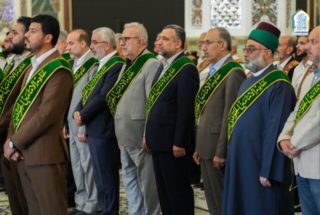 رحاب الصحن الكاظمي الشريف تشهد مراسماً عبادية مهيبة بحضور أمناء العتبات المقدسة