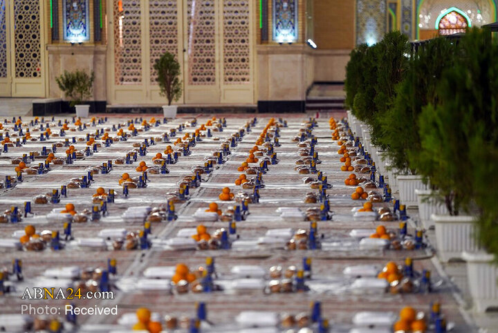 ضیافت پربرکت در حرم مطهر علوی، به‌مناسبت میلاد حضرت زینب(س)