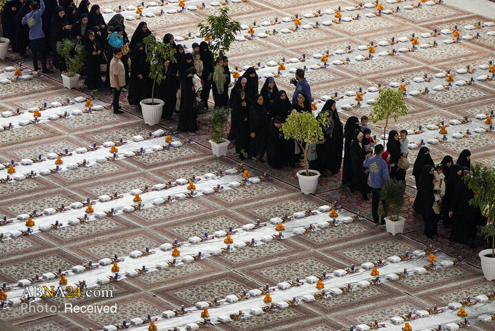 ضیافت پربرکت در حرم مطهر علوی، به‌مناسبت میلاد حضرت زینب(س)