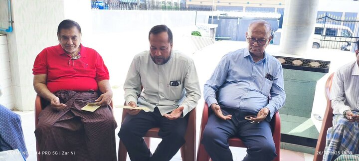 تقرير مصور/ اختيار كوادر جدد لإدارة مسجد للشيعة المسلمين بمدينة ماندالاي في ميانمار