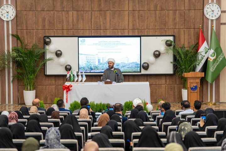 تقرير مصور/ العتبة العباسية تقيم ندوة قرآنية في جامعة الكفيل بمناسبة ذكرى ولادة السيدة زينب (ع)