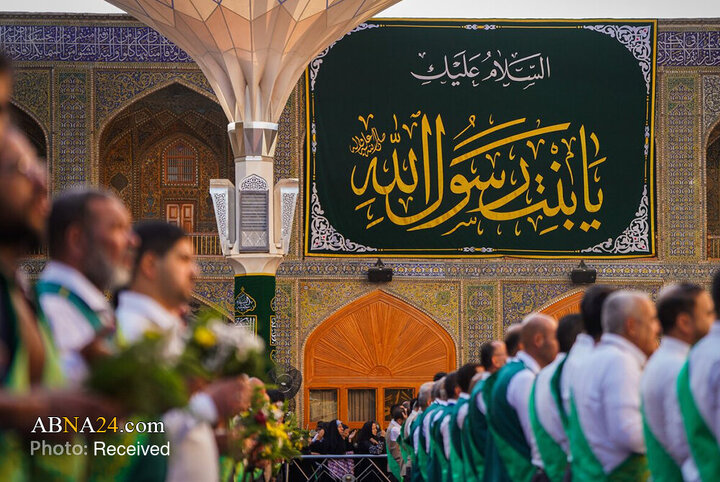 شکوه جشن میلاد حضرت زینب(س) در حرم مطهر امیرالمؤمنین(ع)