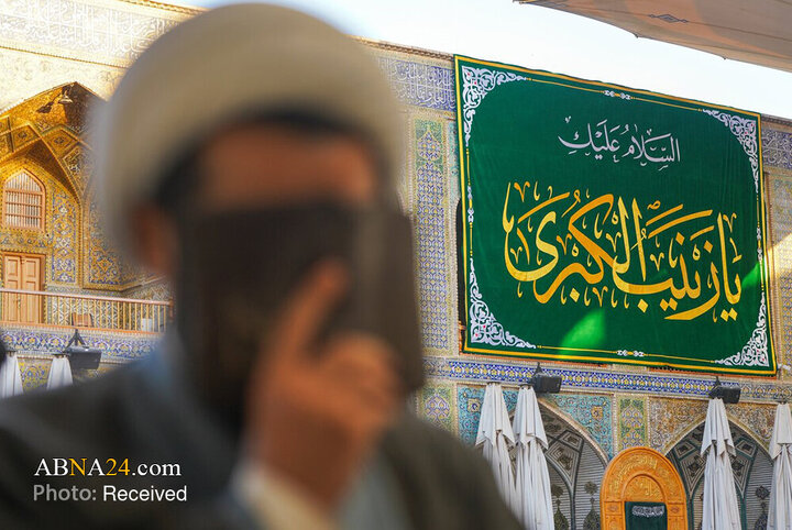 Informe fotográfico | El santuario del Imam Ali (P) en Najaf se llenó de luz y júbilo mientras los servidores alíes conmemoraban con fervor el natalicio de Hazrat Zaynab (S)
