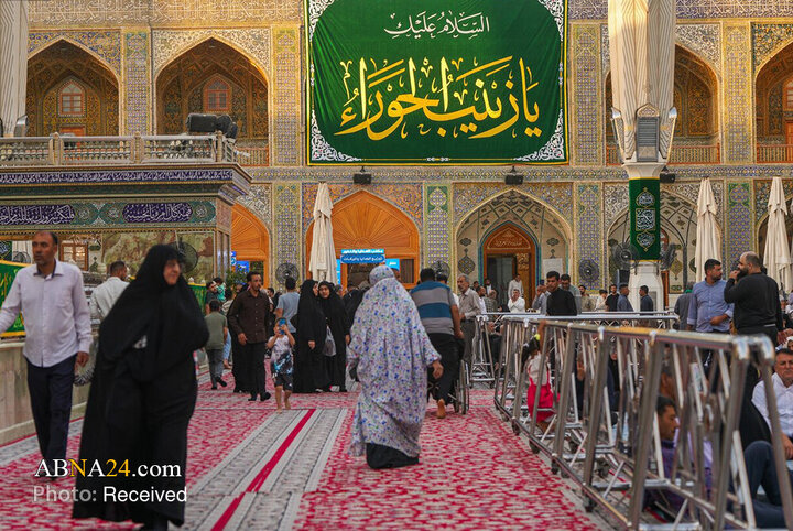 Foto / Emirü'l-Müminin'in (a.s) Mukaddes Türbesinde Hz. Zeyneb'in (s.a)Doğumunun Görkemli Kutlanması