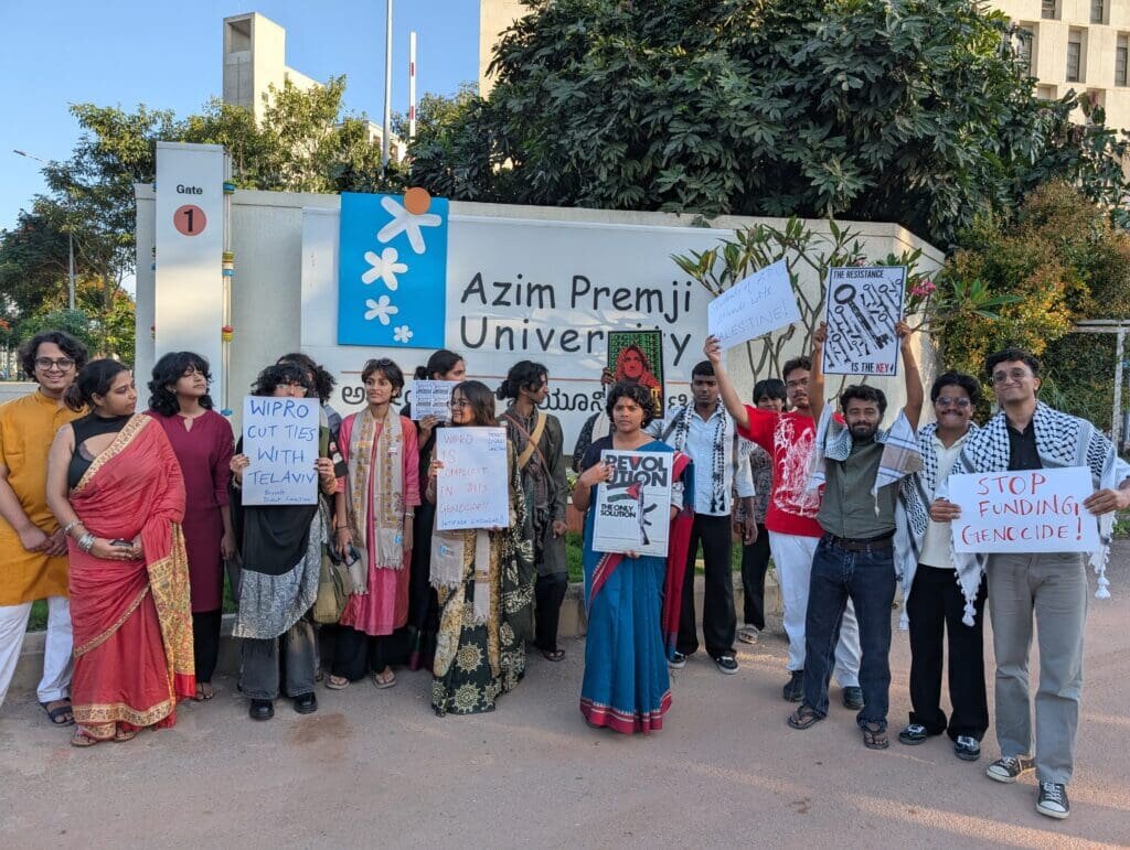 Indian Graduating Student Protest Wipro’s Ties with Israel