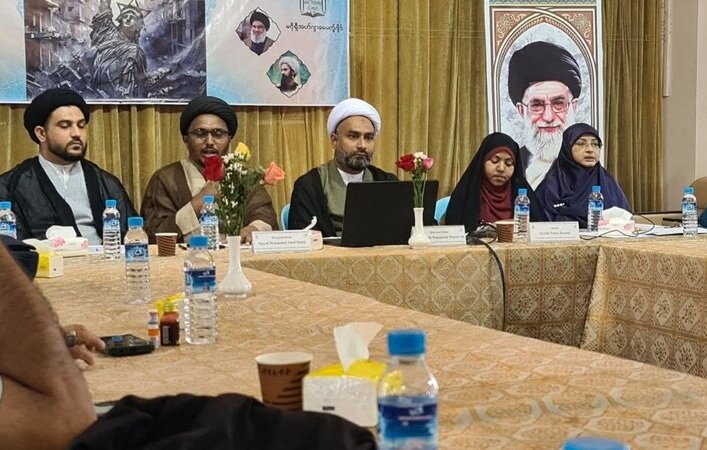نشست علمی «افکار برجسته رهبران دینی شیعه» در شهر یانگون میانمار برگزار شد