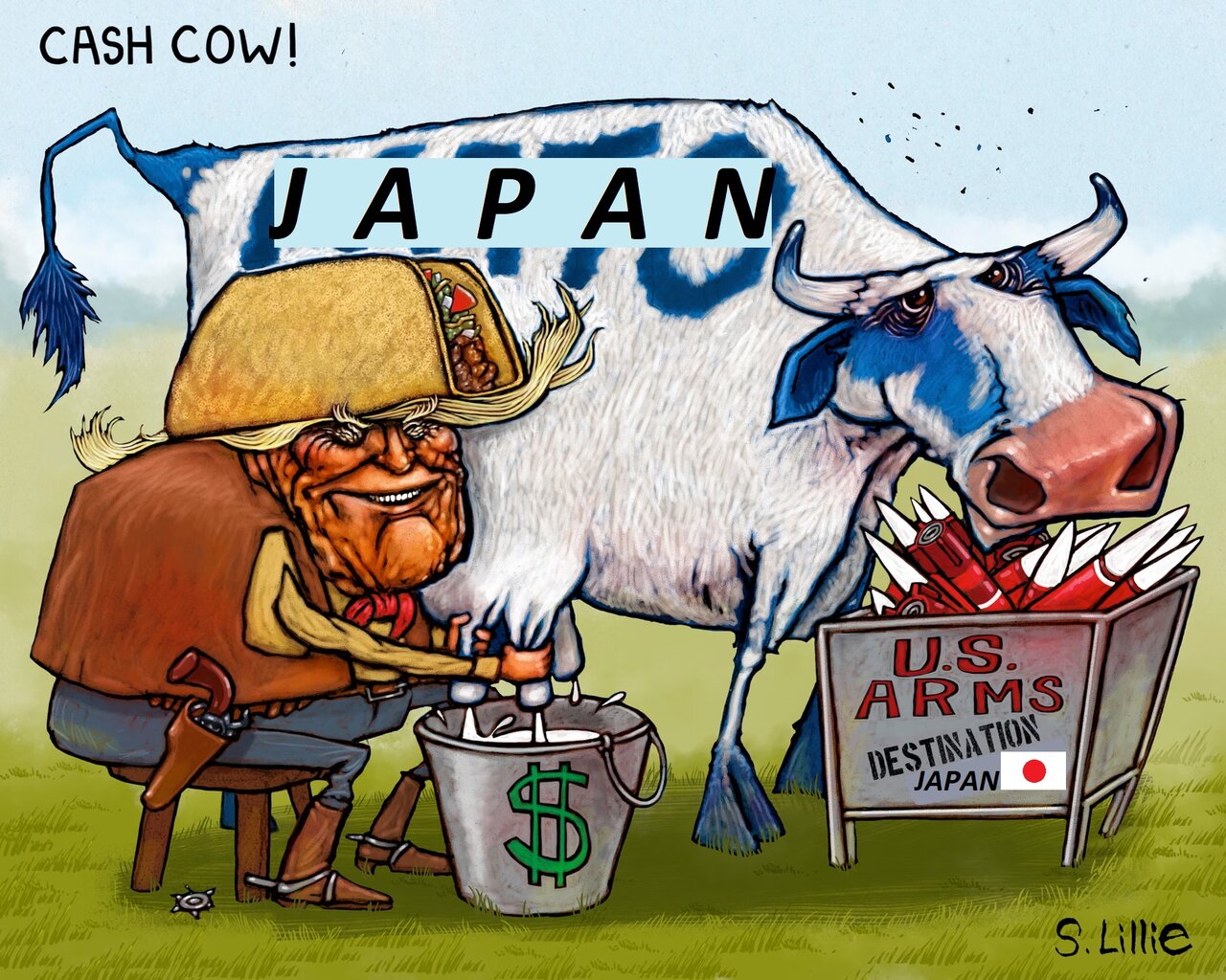 АБШ, Сәудијјә режиминдән сонра Јапонијаны сағмаға башлады