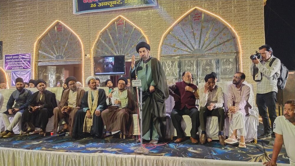 احتجاج جماهيري ضد الهجوم على مولانا كلبه جواد / التأكيد على حماية الوقف وتعزيز الوحدة