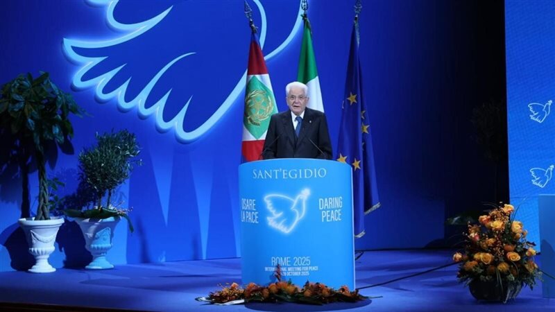 کنفرانس جهانی صلح در ایتالیا برگزار شد/ دیدار رئیس الازهر با رئیس‌جمهور میزبان + تصاویر