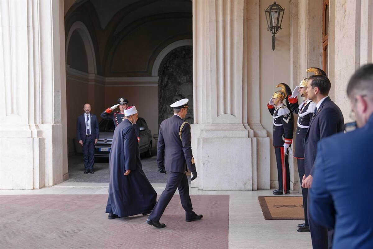 کنفرانس جهانی صلح در ایتالیا برگزار شد/ دیدار رئیس الازهر با رئیس‌جمهور میزبان + تصاویر