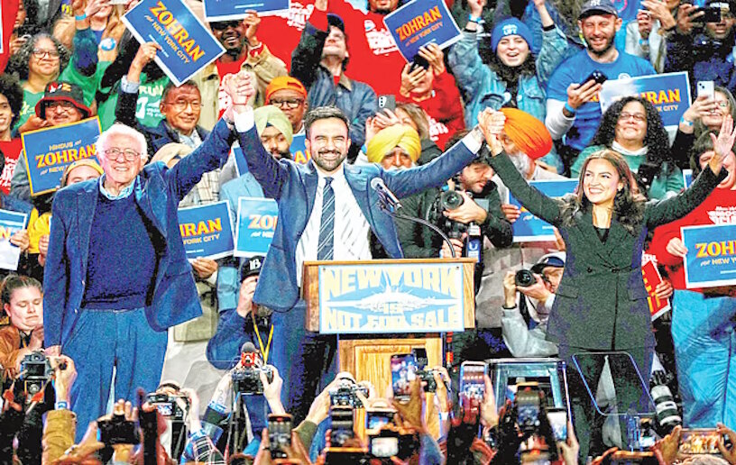 বামপন্থীদের সমর্থন পেলেন জোহরান মামদানি