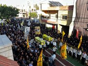 تقرير مصور / مشاهد من تشييع الشّهيدين الشقيقين حسن وحسين سليمان في بلدة البياض جنوب لبنان