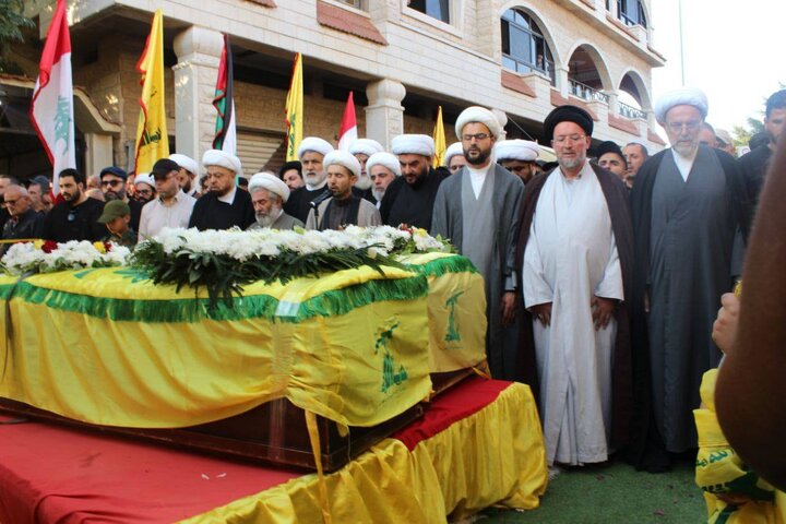 مشاهد من تشييع الشّهيدين الشقيقين حسن وحسين سليمان في بلدة البياض جنوب لبنان