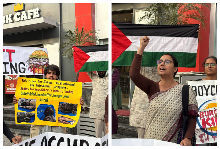 عکس‌ خبری | حامیان فلسطین در دهلی‌نو