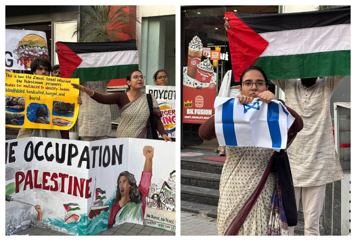 عکس‌ خبری | حامیان فلسطین در دهلی‌نو