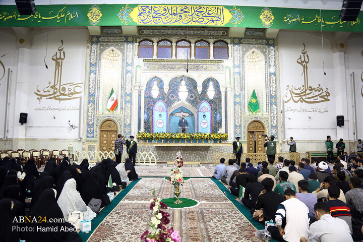 آیین ملی «مهمان مهر» با حضور نودانشجویان در حرم حضرت معصومه(س)