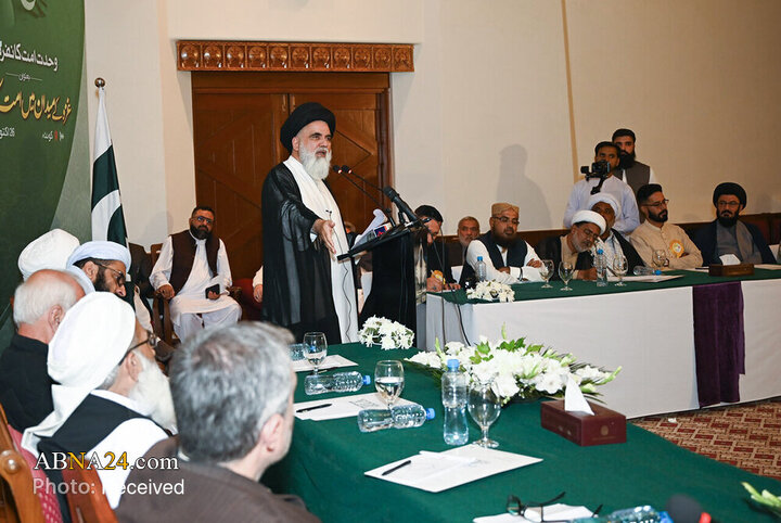 Wêne: Di bajarê Kuweytê ya Pakistanê de, alimên Şiî û Sûnî civîn kirin da li ser rewşa Xezzê axivin.