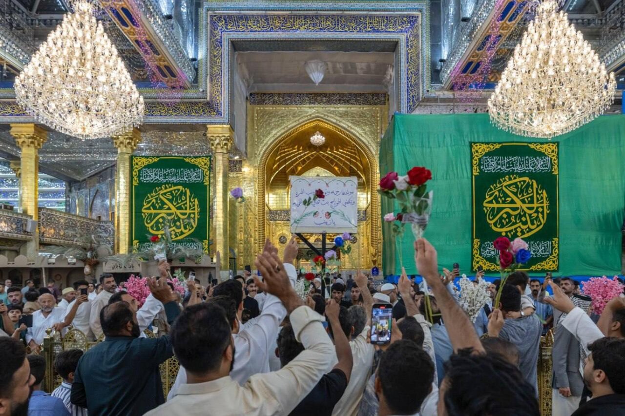 Bab al-Khan Honors Lady Zaynab’s Birth with Joyful Procession in Karbala (+Photos)