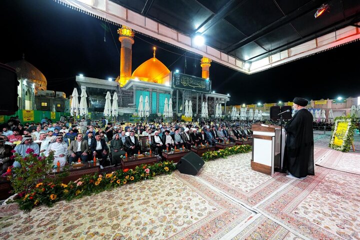 تقرير مصور/ مهرجان شعر بمناسبة ولادة السيدة زينب (ع) في حرم الإمامين العسكريين (ع)