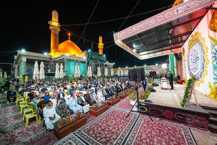 تقرير مصور/ مهرجان شعر بمناسبة ولادة السيدة زينب (ع) في حرم الإمامين العسكريين (ع)