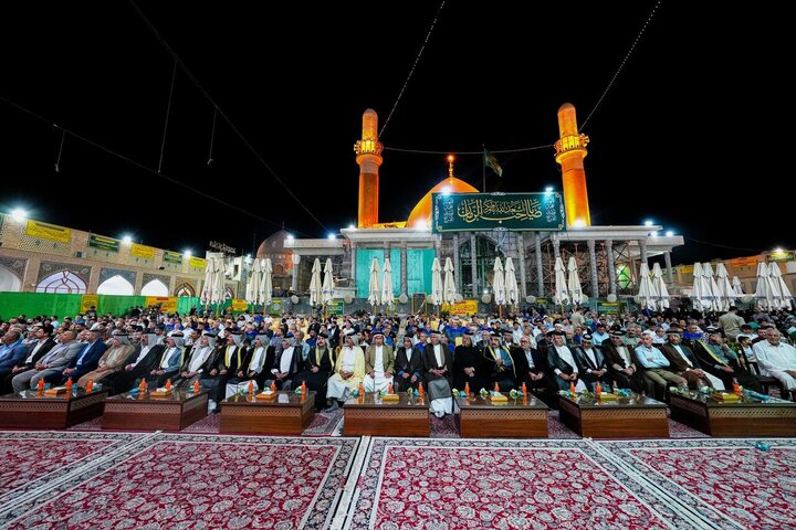 تقرير مصور/ مهرجان شعر بمناسبة ولادة السيدة زينب (ع) في حرم الإمامين العسكريين (ع)