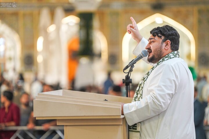 تقرير مصور/ حرم امير المؤمنين(ع) يشهد احتفالا بهيجا بمناسبة ولادة السيدة "زينب" (ع)