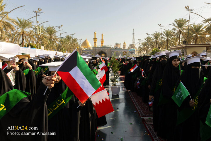 مراسم جشن فارغ التحصیلی دانشجویان کشور عراق در بین الحرمین