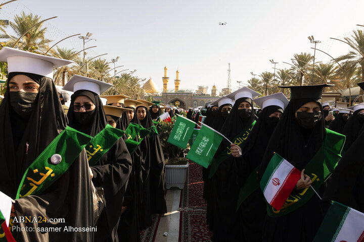 مراسم جشن فارغ التحصیلی دانشجویان کشور عراق در بین الحرمین