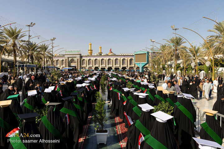 مراسم جشن فارغ التحصیلی دانشجویان کشور عراق در بین الحرمین