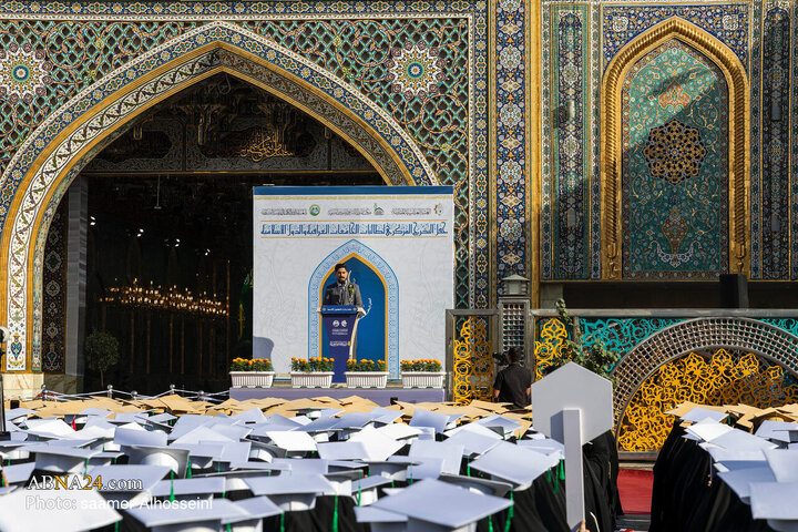 مراسم جشن فارغ التحصیلی دانشجویان کشور عراق در بین الحرمین