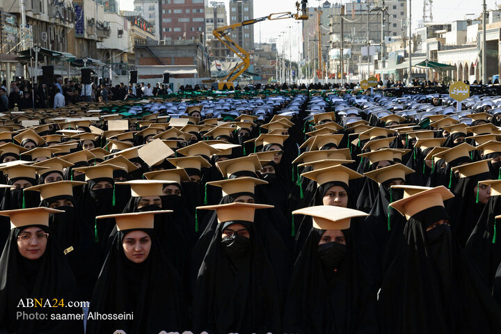 مراسم جشن فارغ التحصیلی دانشجویان کشور عراق در بین الحرمین