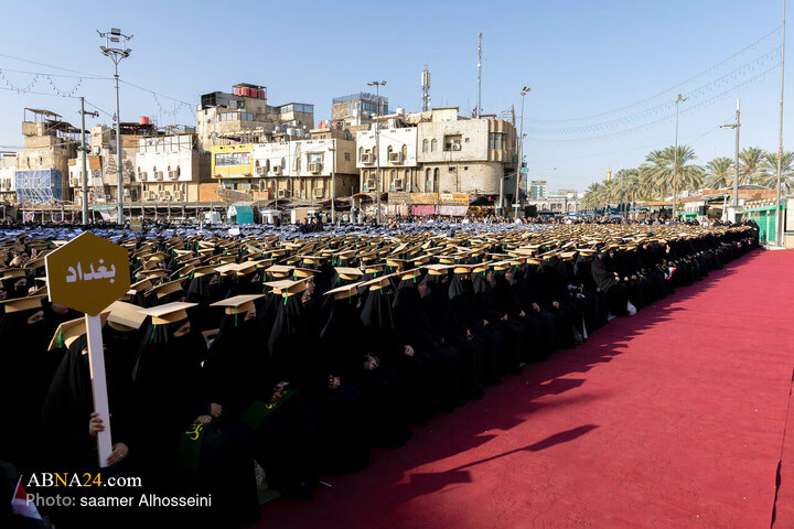 مراسم جشن فارغ التحصیلی دانشجویان کشور عراق در بین الحرمین