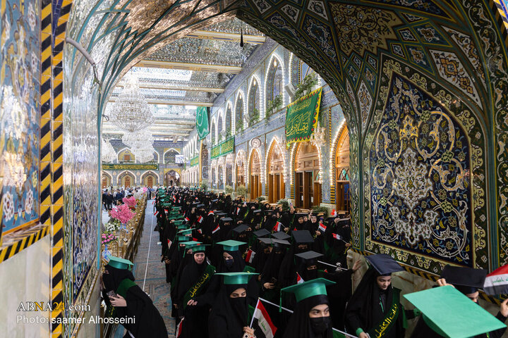 مراسم جشن فارغ التحصیلی دانشجویان کشور عراق در بین الحرمین