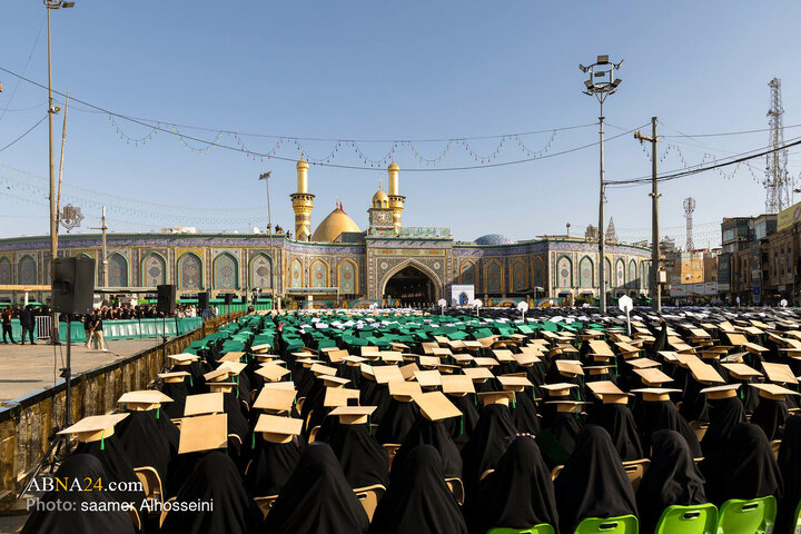 مراسم جشن فارغ التحصیلی دانشجویان کشور عراق در بین الحرمین