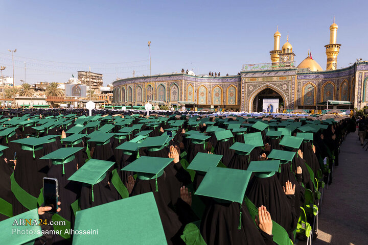 مراسم جشن فارغ التحصیلی دانشجویان کشور عراق در بین الحرمین